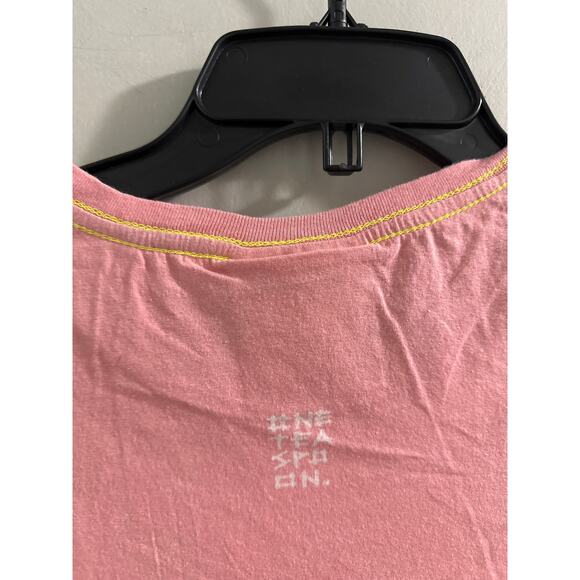 🔴One Teaspoon Organic logo tee new size XS in‎ Flamingo - Picture 6 of 7